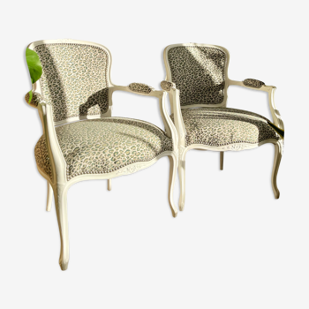 Cabriolet armchairs, Louis XV