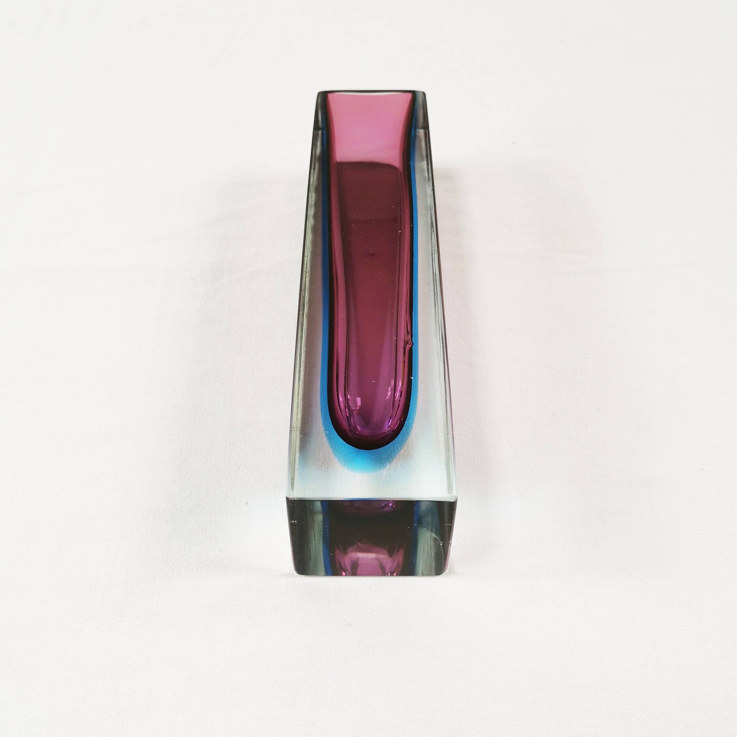 Vase Murano Sommerso – Modernisme italien, années 1960