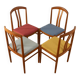 1960s Dining Chairs by Carl Ekström
