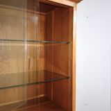 Library showcase in oak from the 1950s