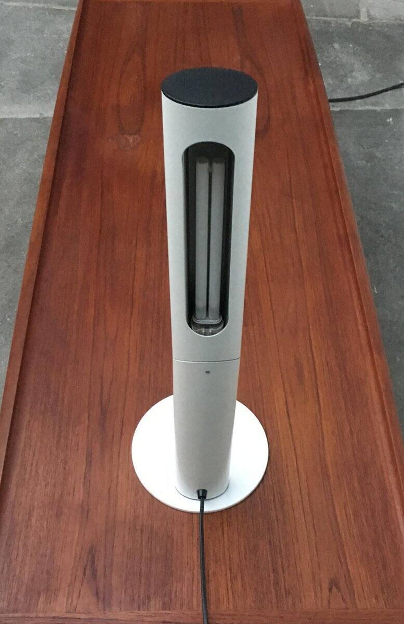 Lampe de table minimaliste en métal allemand de Brendel Leuchten, années 1970