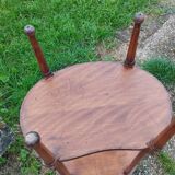 Old Louis XVI style bedside table marble top