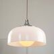 Large Space Age Pendant in White from Guzzini, 1970s