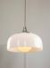 Large Space Age Pendant in White from Guzzini, 1970s