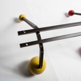 Coat rack 6 balls restored