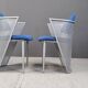 Set of 6 postmodern dining chairs, 1980s