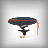 Bonsai coffee table, attributed to W. Daro – 1970