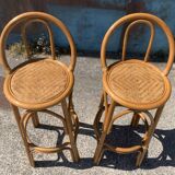 Rattan bar stools