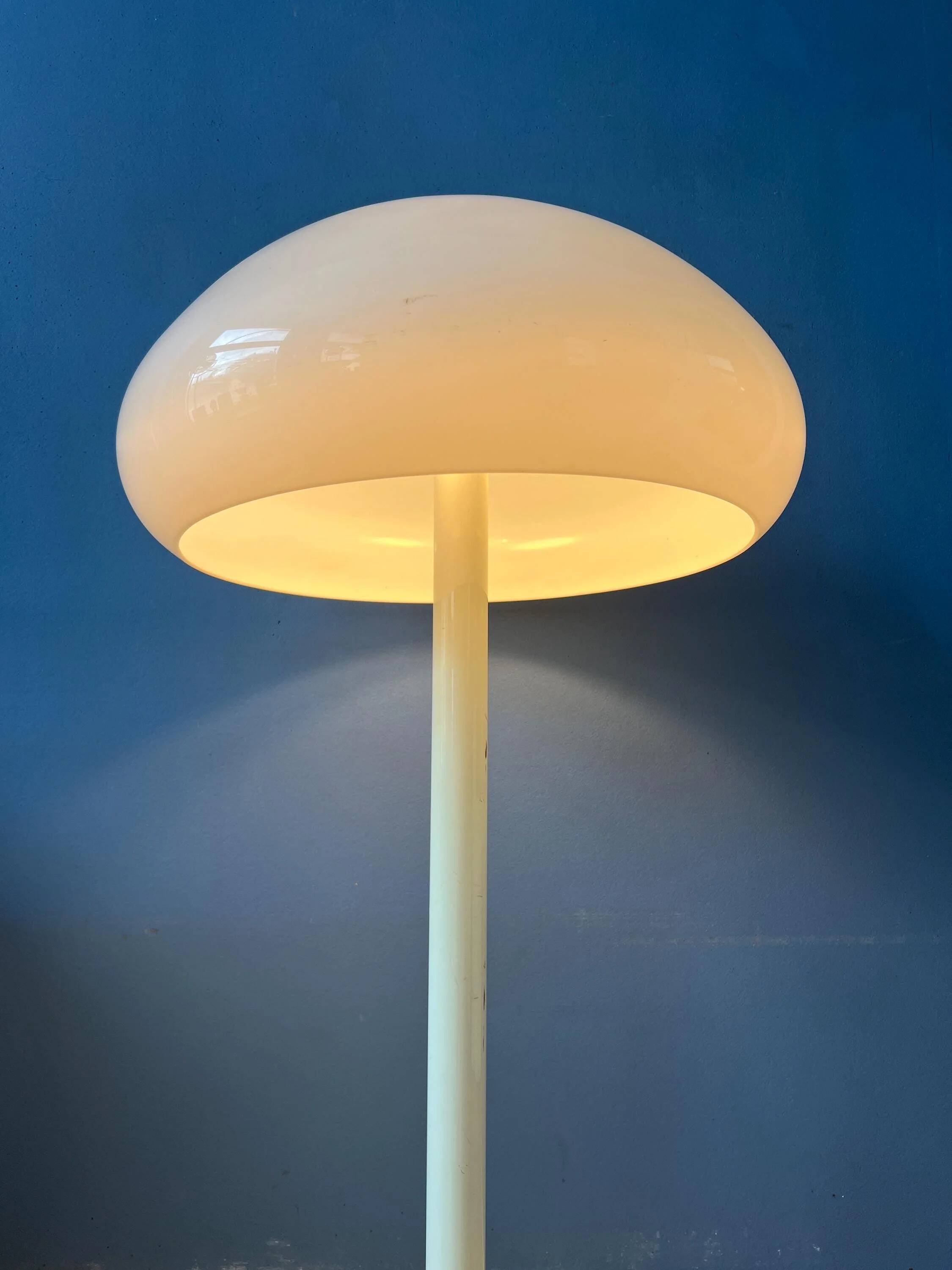 Lampadaire Dijkstra UFO Space Age blanc