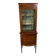 Stunning Antique Edwardian Inlaid Mahogany Bow-Front Silver Display Cabinet