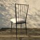 Chaise primavera vintage assise bouclette