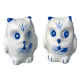 Ceramic Salt and Pepper Shaker Owls