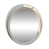 Large oval mirror painted wood Scandinavian decoration countryside flea market slow