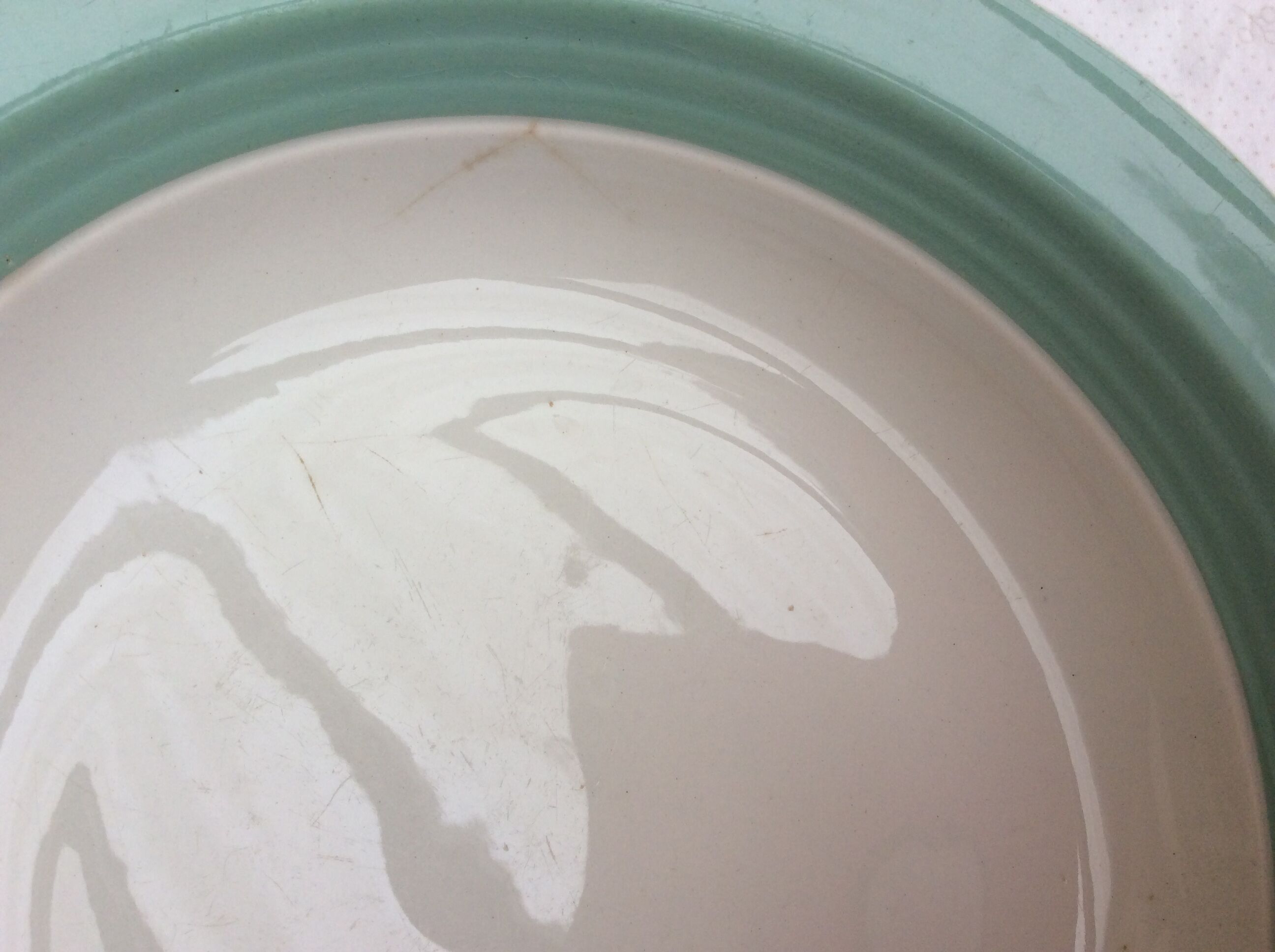 Hollow round dish Ceranord St-Amand semi-porcelain