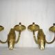Pair of 1930s wall lights - art deco