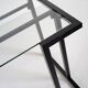 Artelano, glass and metal desk, France 1980