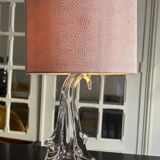 50s crystal table lamp