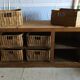 Craft furniture with wicker baskets