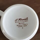 Porcelain mugs duo