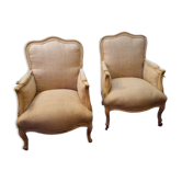 Paire de fauteuils Louis XV