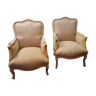 Pair of Louis xv armchairs