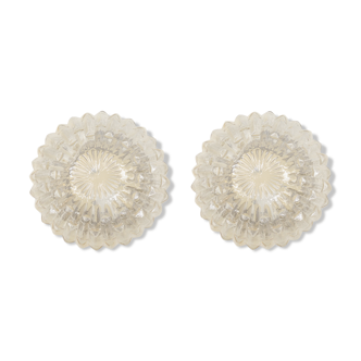 Set of 2 wall lamps by Limburg Glashütte