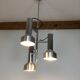 3-spot airy hanging 70s chrome metal