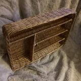 Rattan basket for cutlery