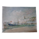 Aquarelle Jacques Duléry-Reyval - Dieppe