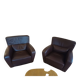Cinna leather club armchair