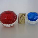 Italian candleholders in Murano glass, 1950s, set of 3.
