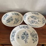 3 dishes Longwy Ycho