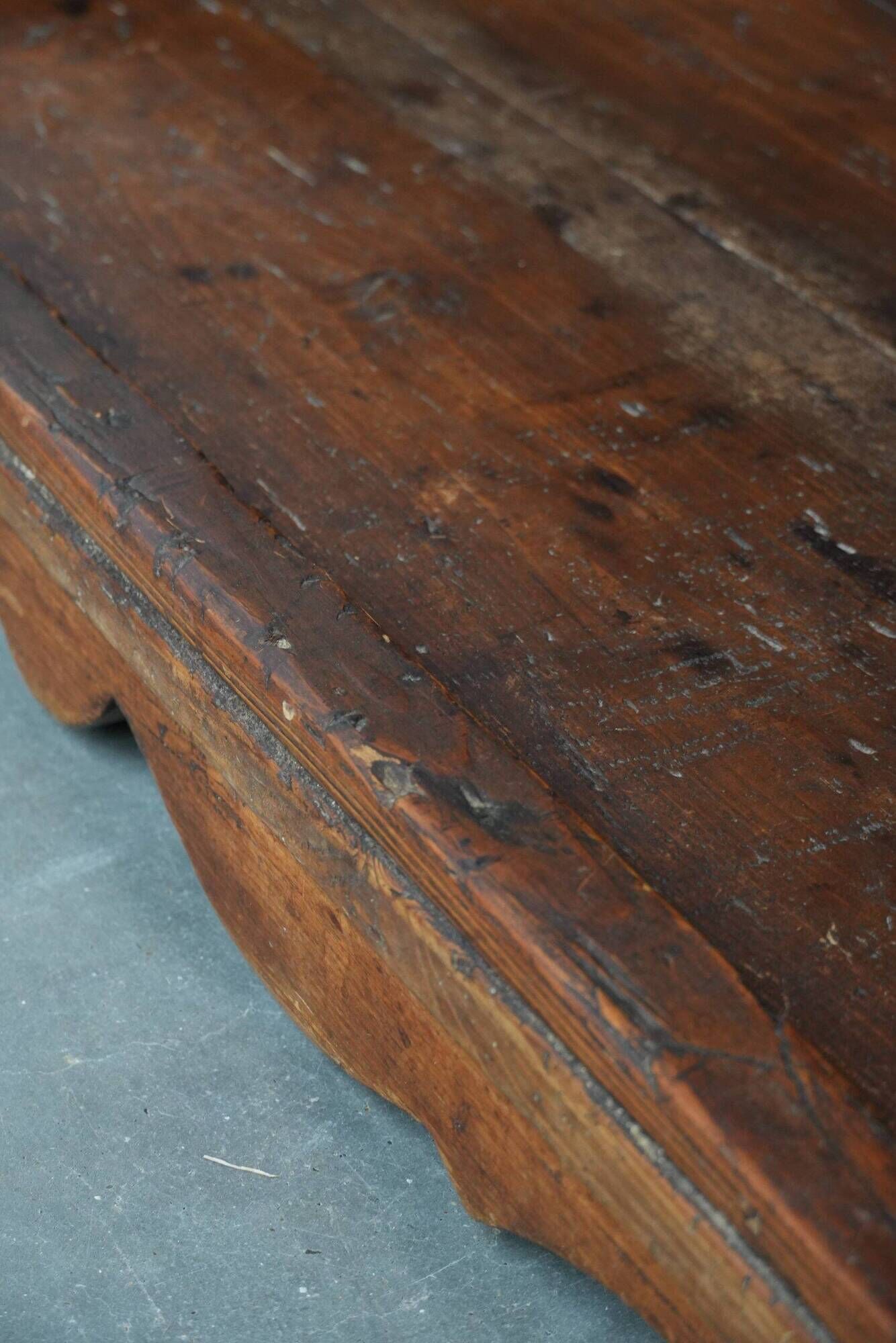 Unique late 18th / early 19th century book / buffet / shelving cabinet with a beautifully weathered patina