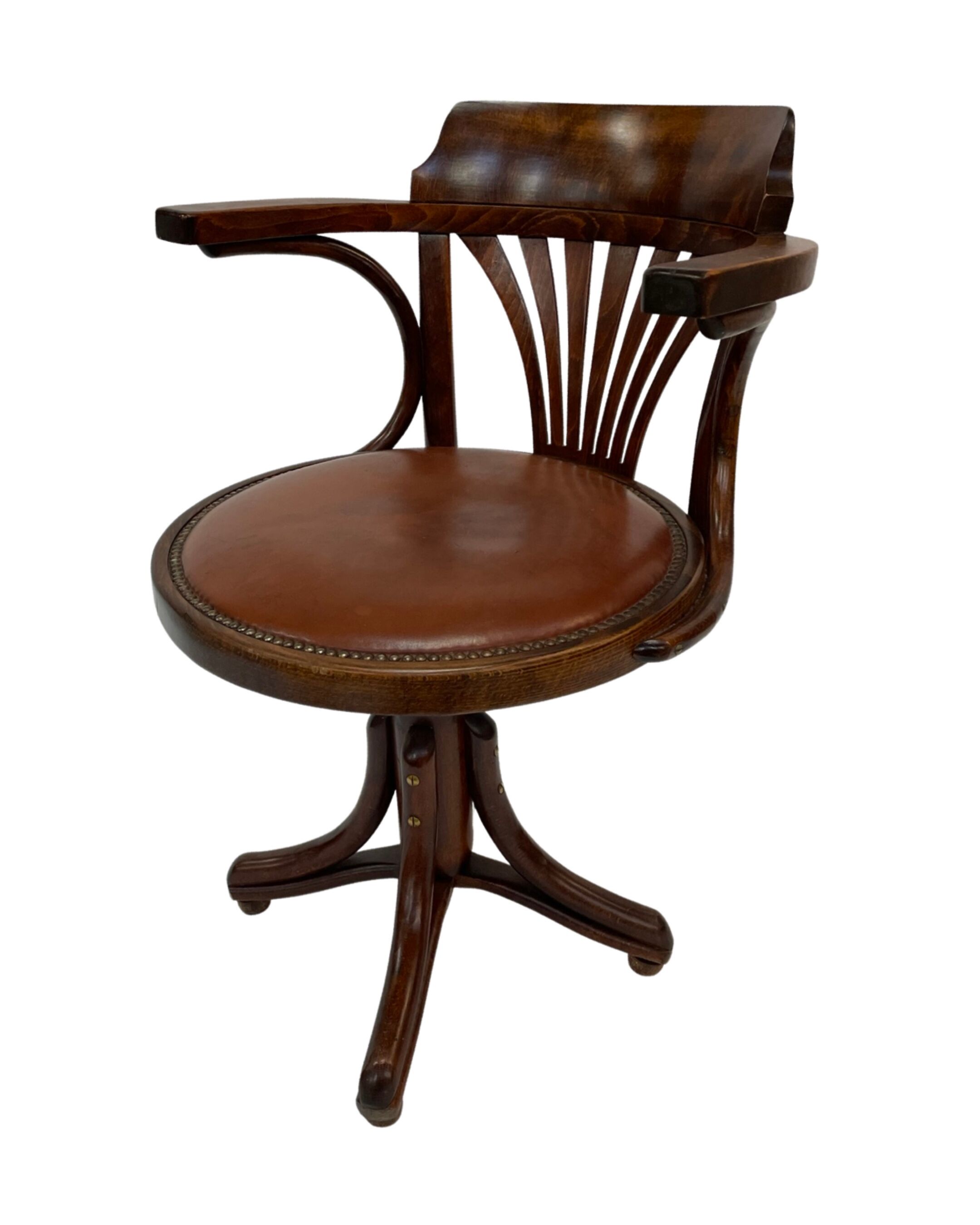 Desk chair Ligna Thonet 60's design