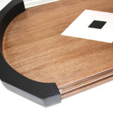 Wooden art deco tray