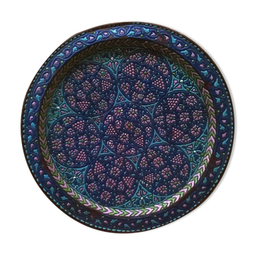 Small tray with decorative enamels