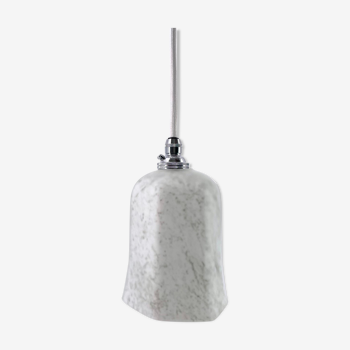 White and 'marbled' gray-green pendant light 1920