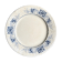 Sarreguemines round dish in white and blue iron earth, “Aïda” service