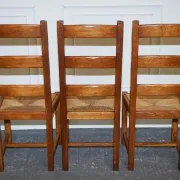 Vintage Dining Chairs, France, 1950s, Set of 6