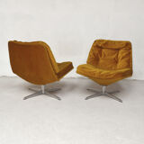 Paire de fauteuils pivotants, 1970