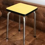 Vintage yellow formica stool