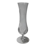 Vase soliflore en cristal taillé main - Valéry Klein, Baccarat