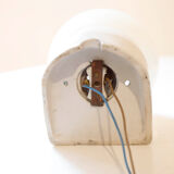 Porcelain globe opaline sconce