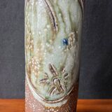 Large glazed stoneware bottle