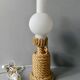 String lamp and opaline of the 60s