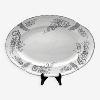 Oval dish Saint Cloud de Longwy