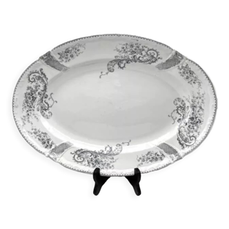 Oval dish Saint Cloud de Longwy