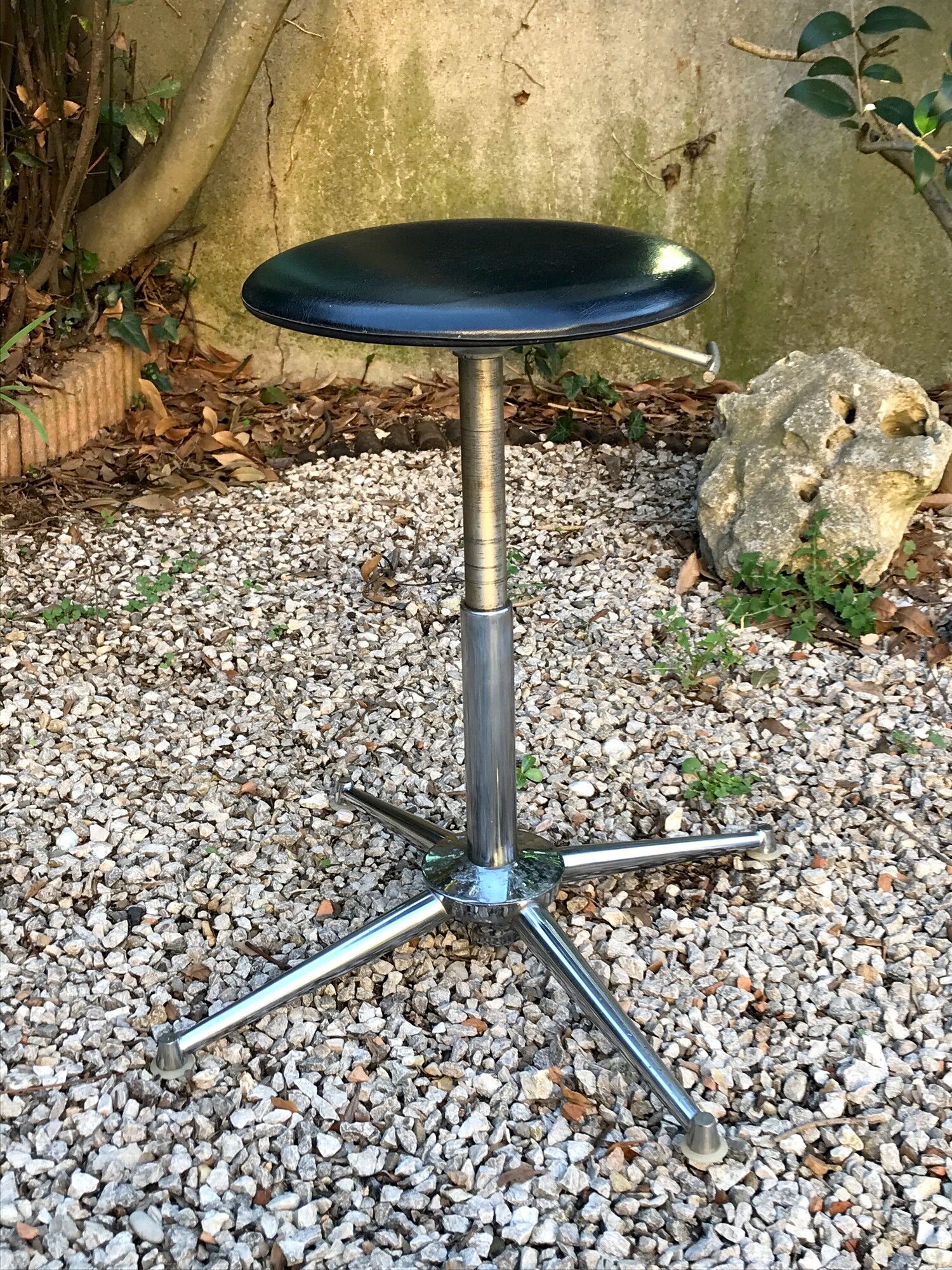 Vintage architect stool 60s