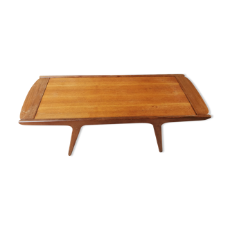 Table basse scandinave années 70