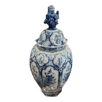 Delft earthenware vase XIXth